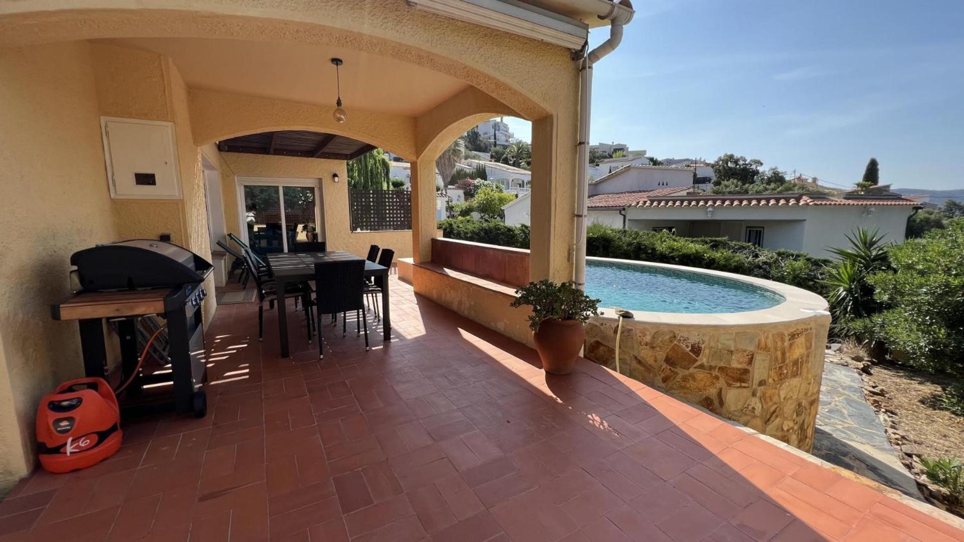 Preciosa Casa En Mas Fumats Con Piscina Y Bonitas Vistas Villa Selva de Mar Eksteriør bilde